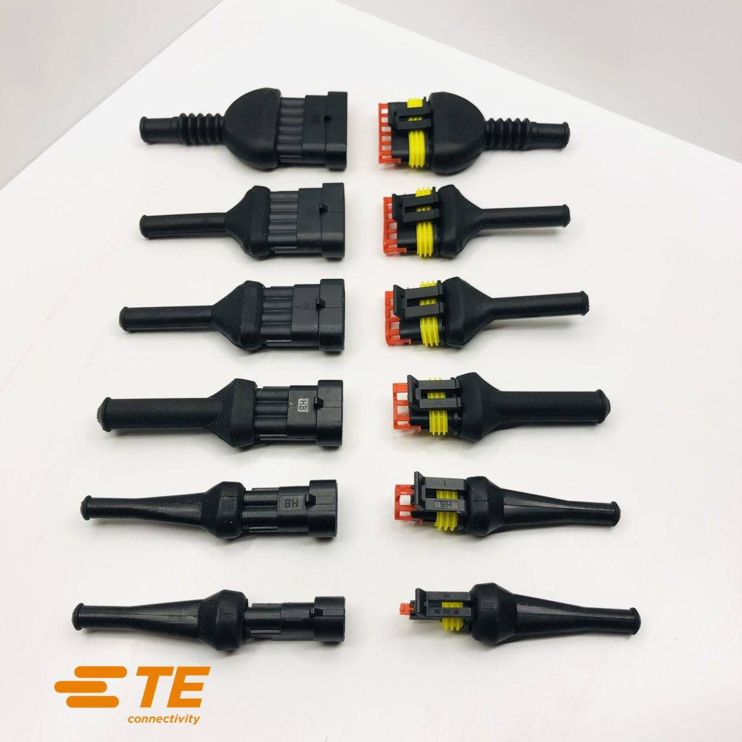 Kit connecteurs électriques étanches type 090 FRS avec 6 fiches blocs mâle  et femelle - Speck Moto Pièces