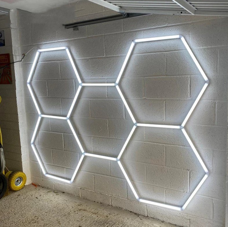 Sechseckige LED-Leuchte Waben-Deckenleuchte 3.6M x 1.2M LED 230W
