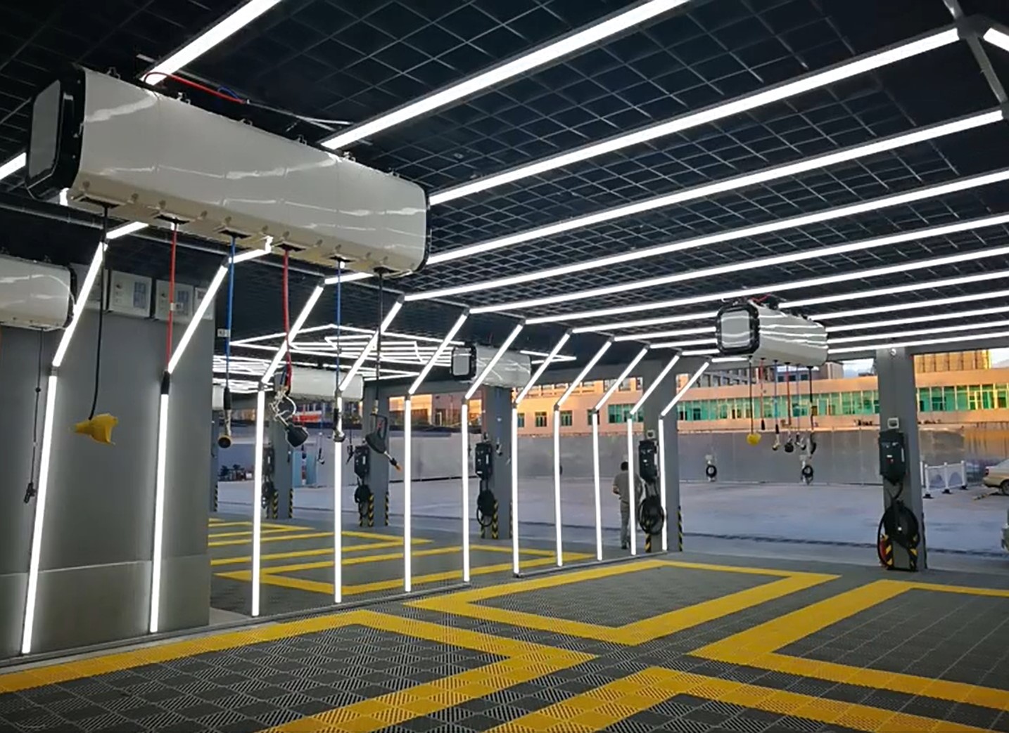 LED-Tunnel 1500W 5,24 m x 4 m x 2,61m Karosserie-Detaillierung für Garage  Werkstatt 6500 K detailing - Discount AutoSport