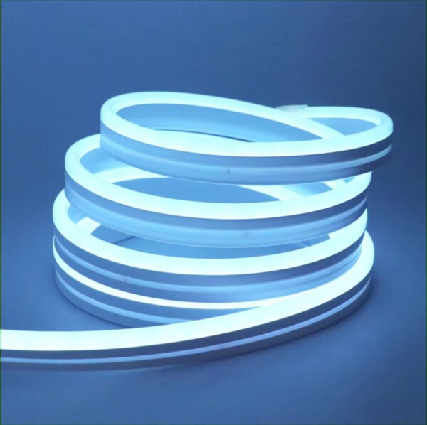 Multicoloured waterproof flexible silicone LED RGB Bluetooth control length 10 metres 230V - Image 2